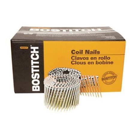 BOSTITCH Collated Framing Nail, 3-1/4 in L, Coated, 15 Degrees C12P120D
